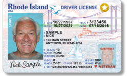 RI driver's license photo